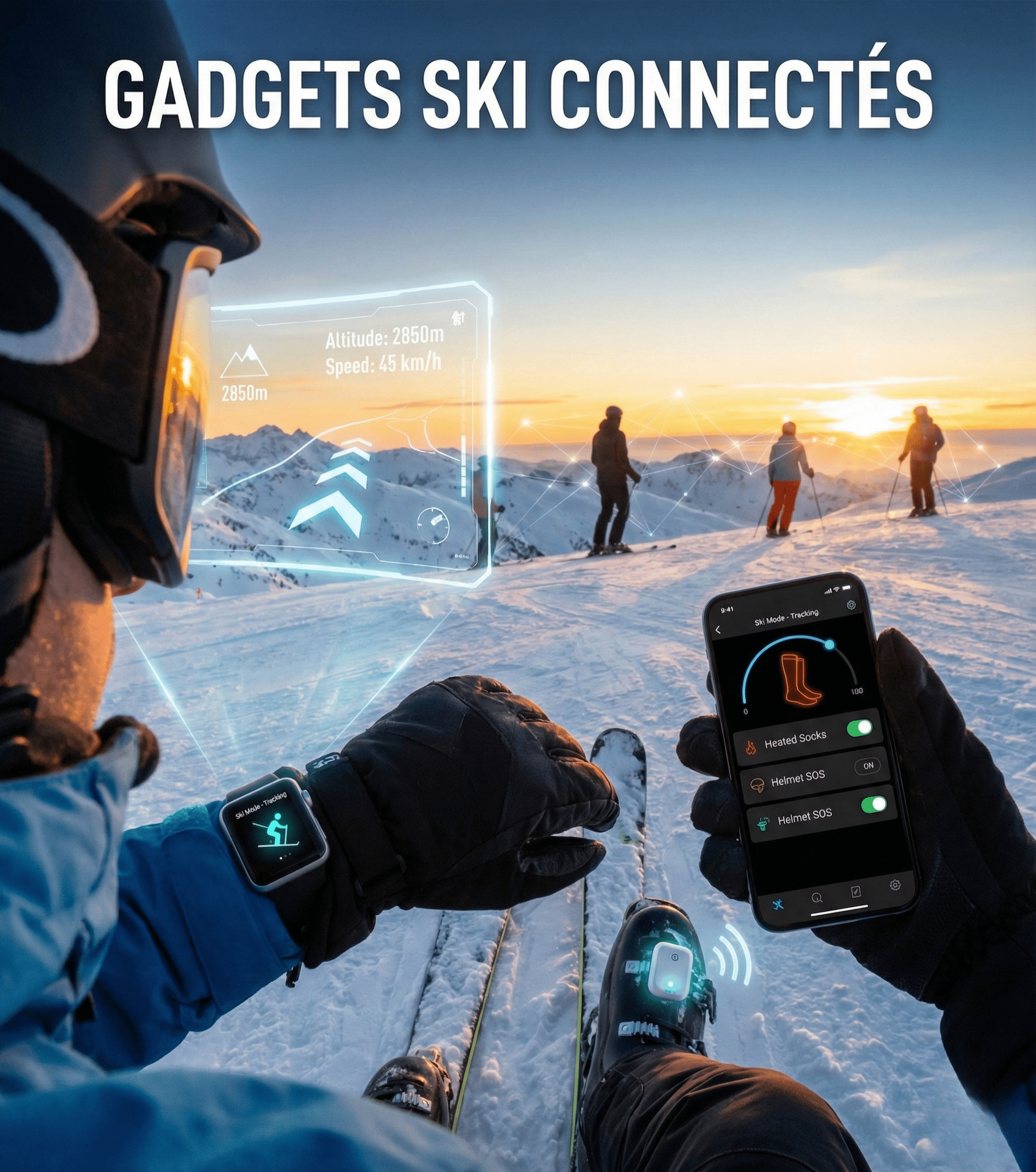 Gadgets ski connectés : Transformez votre expérience en montagne